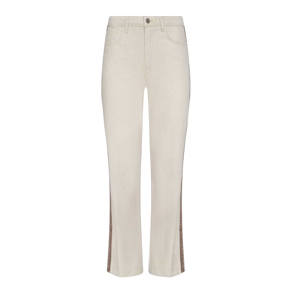 L'AGENCE Jones Stovepipe Ultra High-Rise Jean in Desert Tan/Taupe